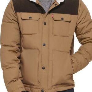 Levi's Men's Two-Tone Puffer Jacket
